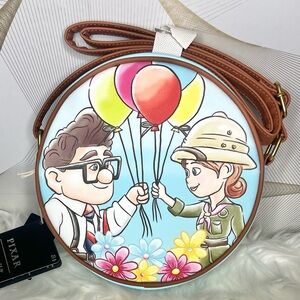 Disney Pixar UP Loungefly Carl & Ellie Young Adults Crossbody NWT